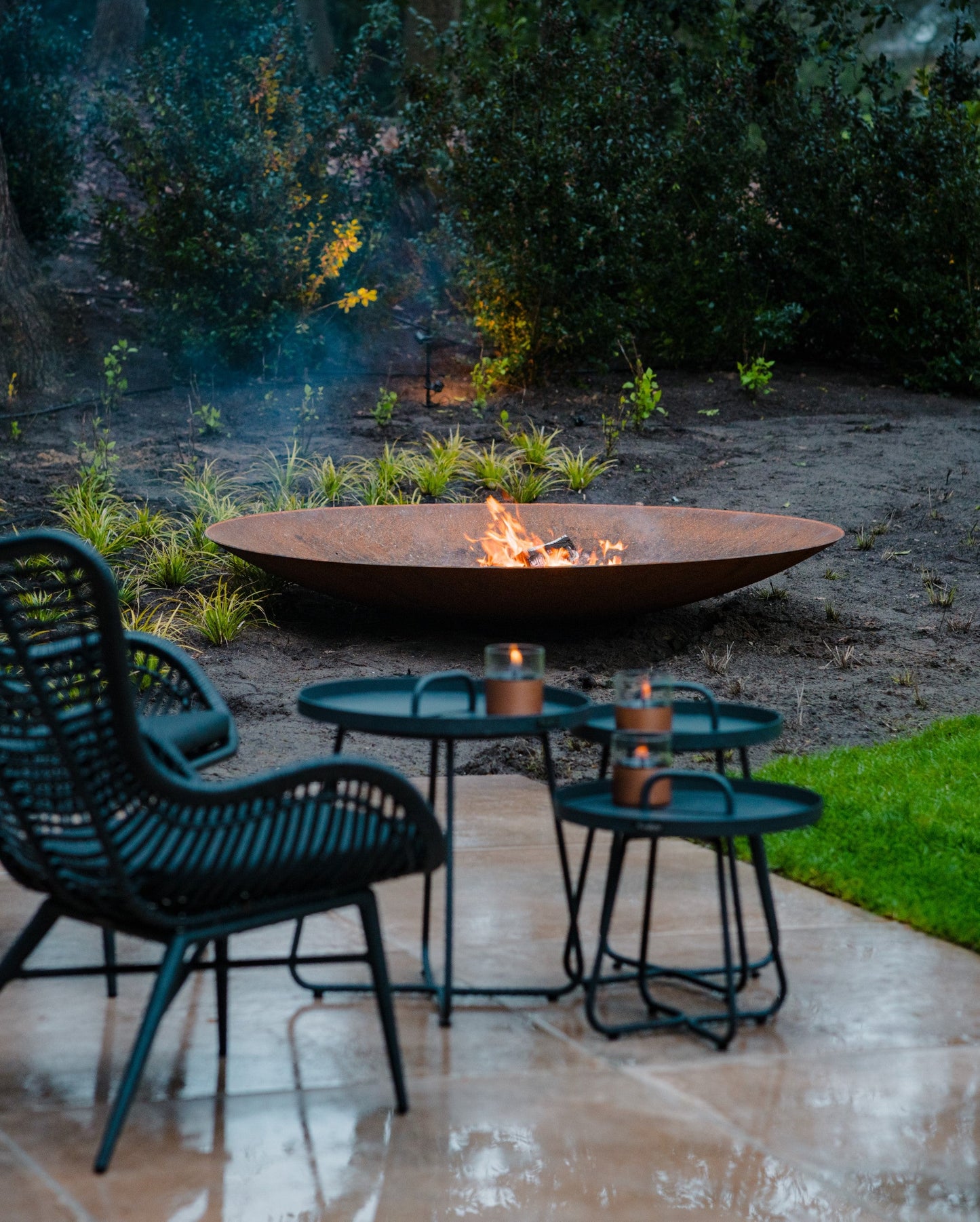 Adezz Halo Steel Fire Pit