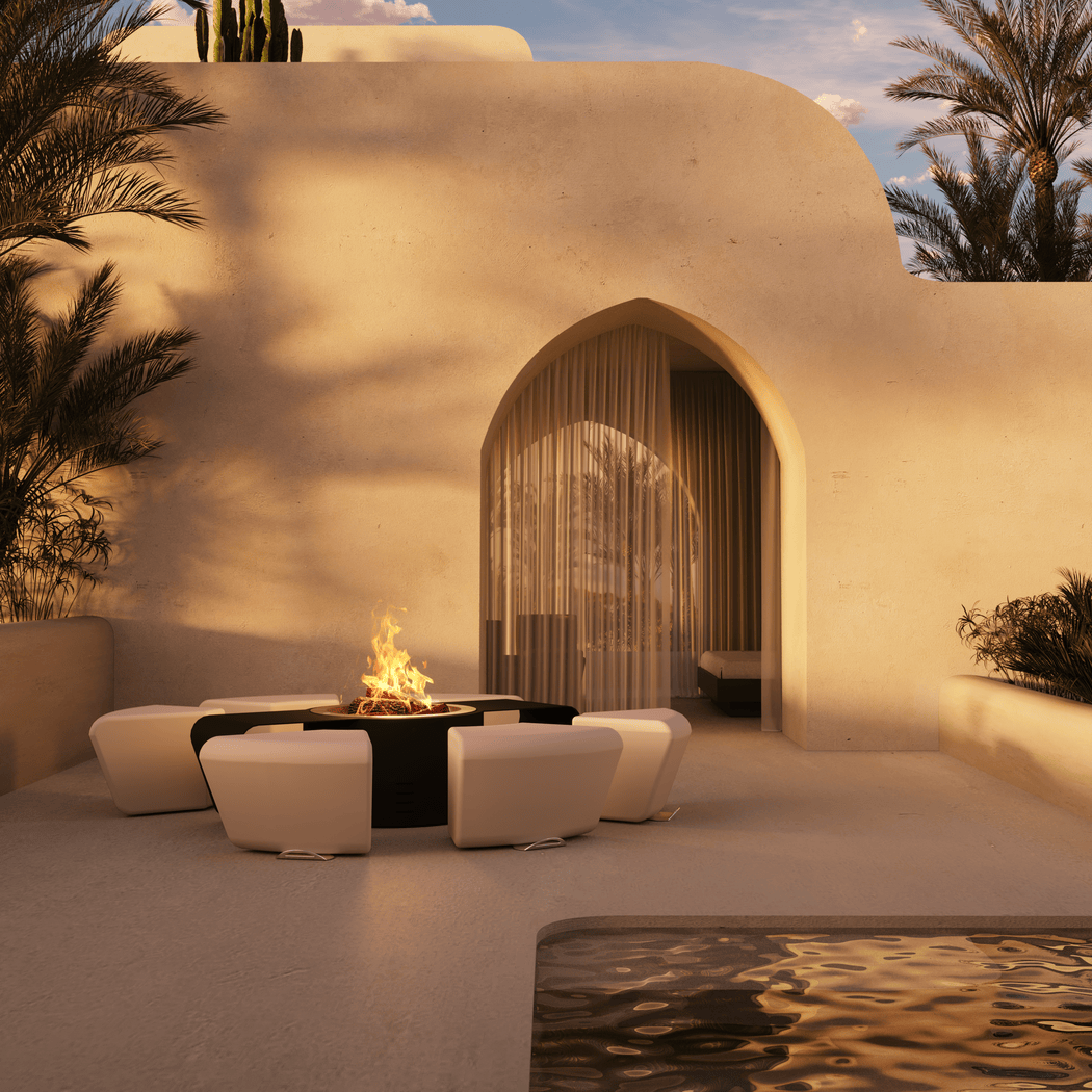 Glamm Fire Circus | Firewood or Bioethanol Steel Firepit