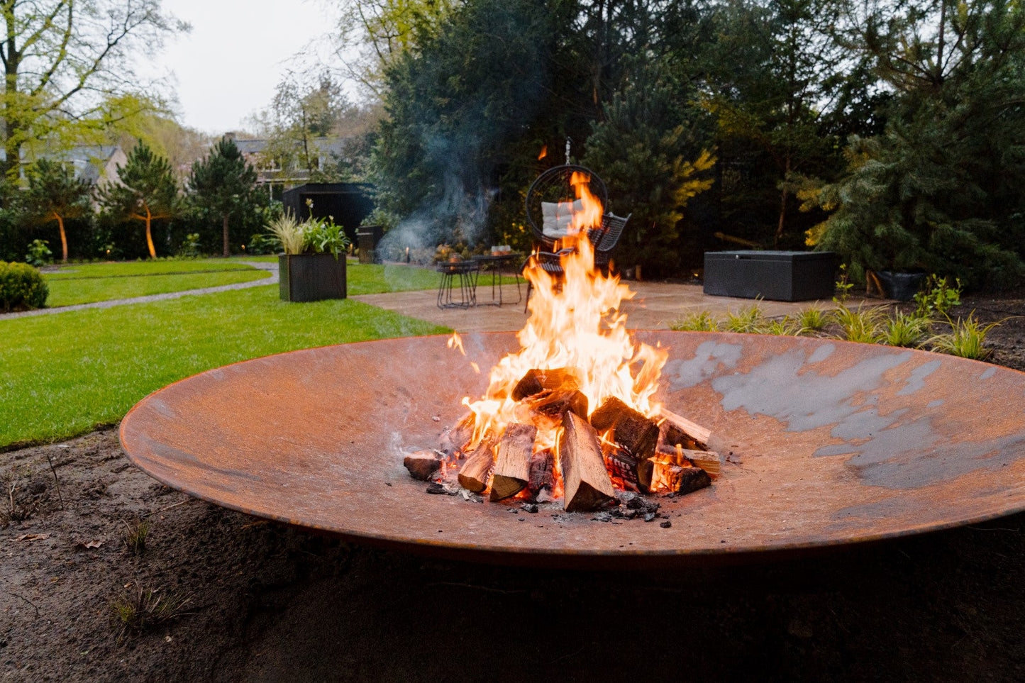 Adezz Halo Steel Fire Pit