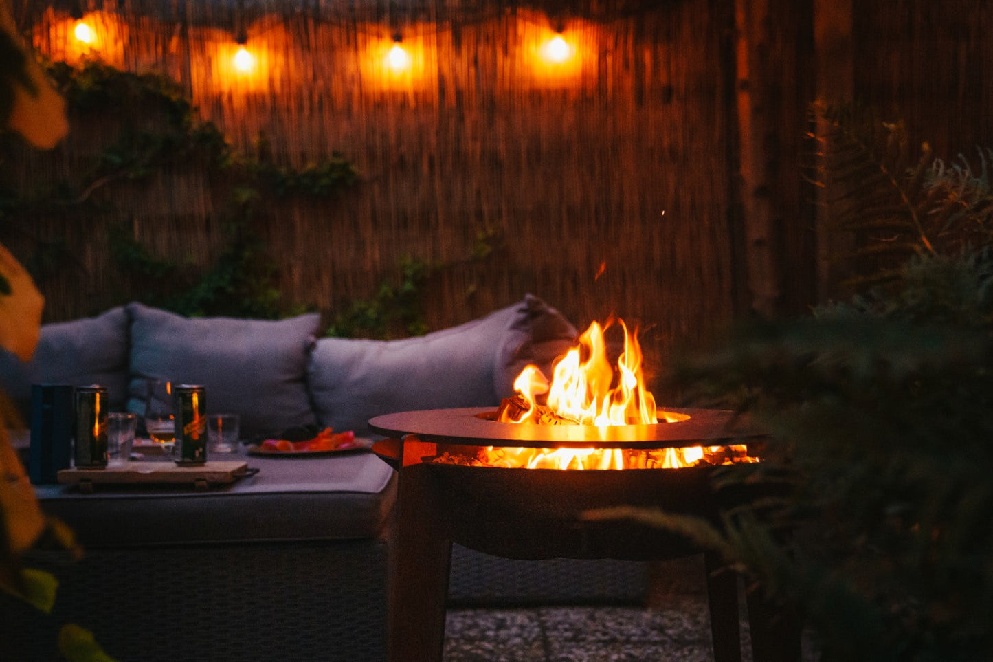 Adezz Cosa Fire Pit and Plancha Grill | Corten Steel