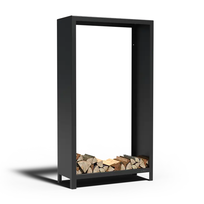 Adezz Outdoor Wood Storage | Corten or Coated Steel | Various Sizes Coated steel