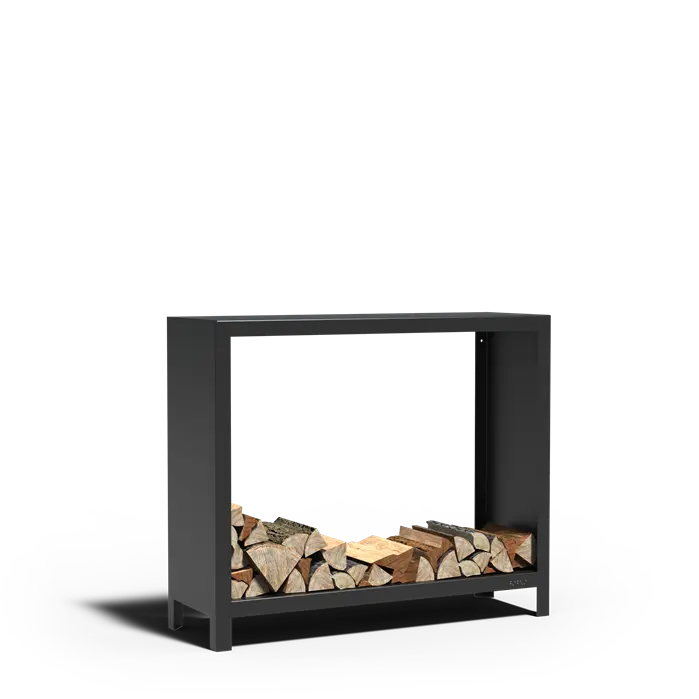 Adezz Outdoor Wood Storage | Corten or Coated Steel | Various Sizes Coated steel