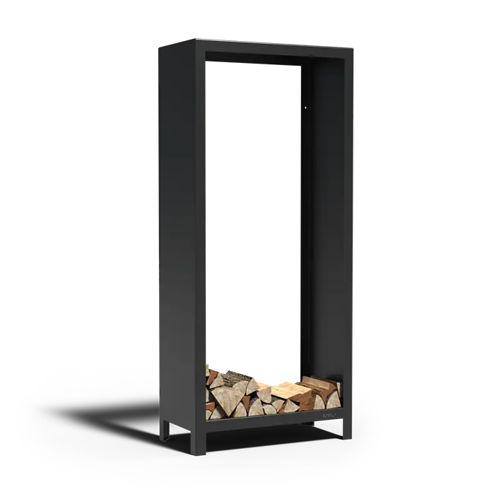 Adezz Outdoor Wood Storage | Corten or Coated Steel | Various Sizes Coated steel 800 x 400 x 1800