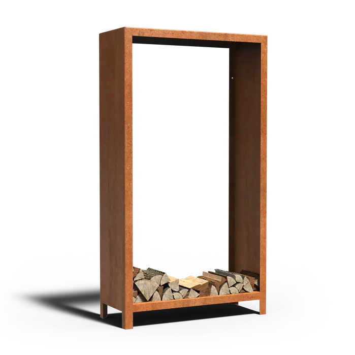 Adezz Outdoor Wood Storage | Corten or Coated Steel | Various Sizes Corten steel