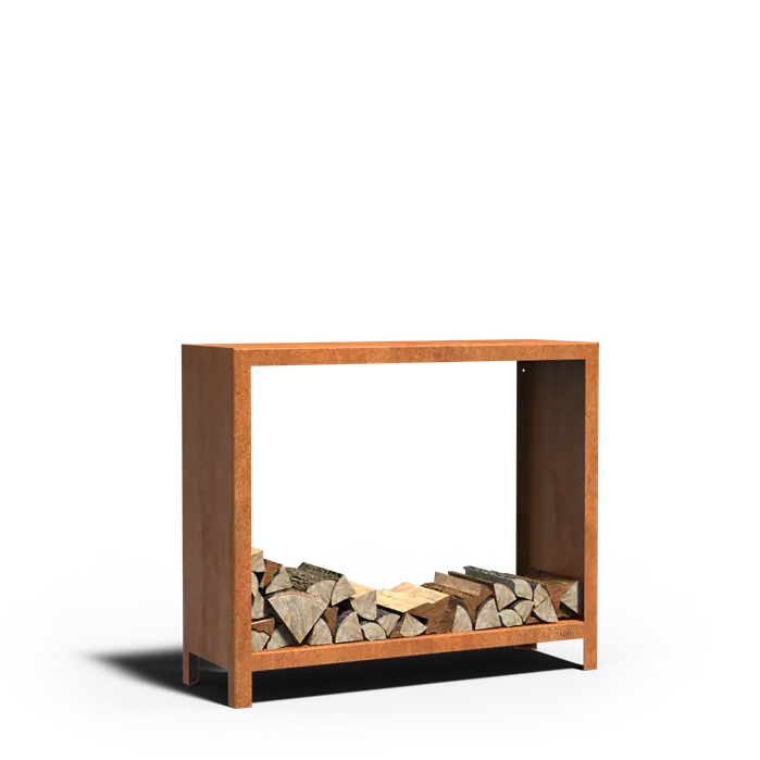 Adezz Outdoor Wood Storage | Corten or Coated Steel | Various Sizes Corten steel