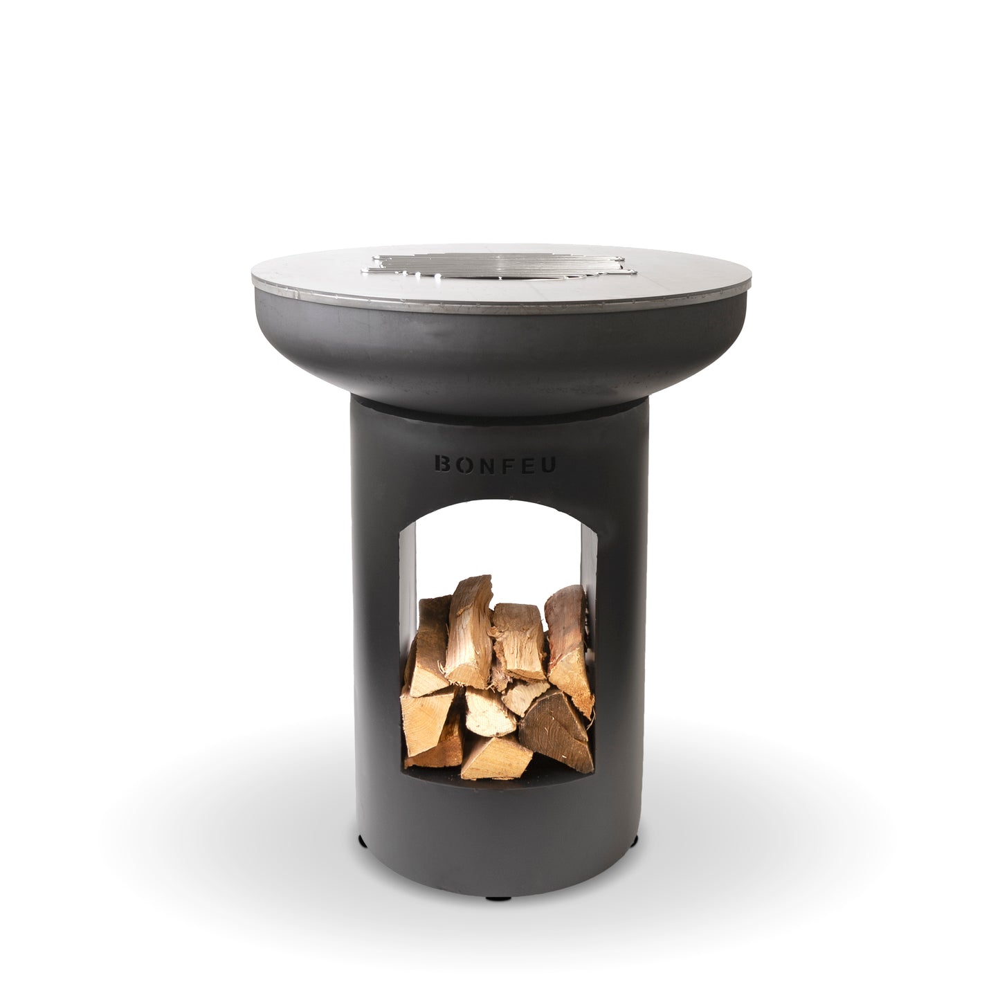 BonFeu Biza Open Outdoor Firepit & Plancha Grill