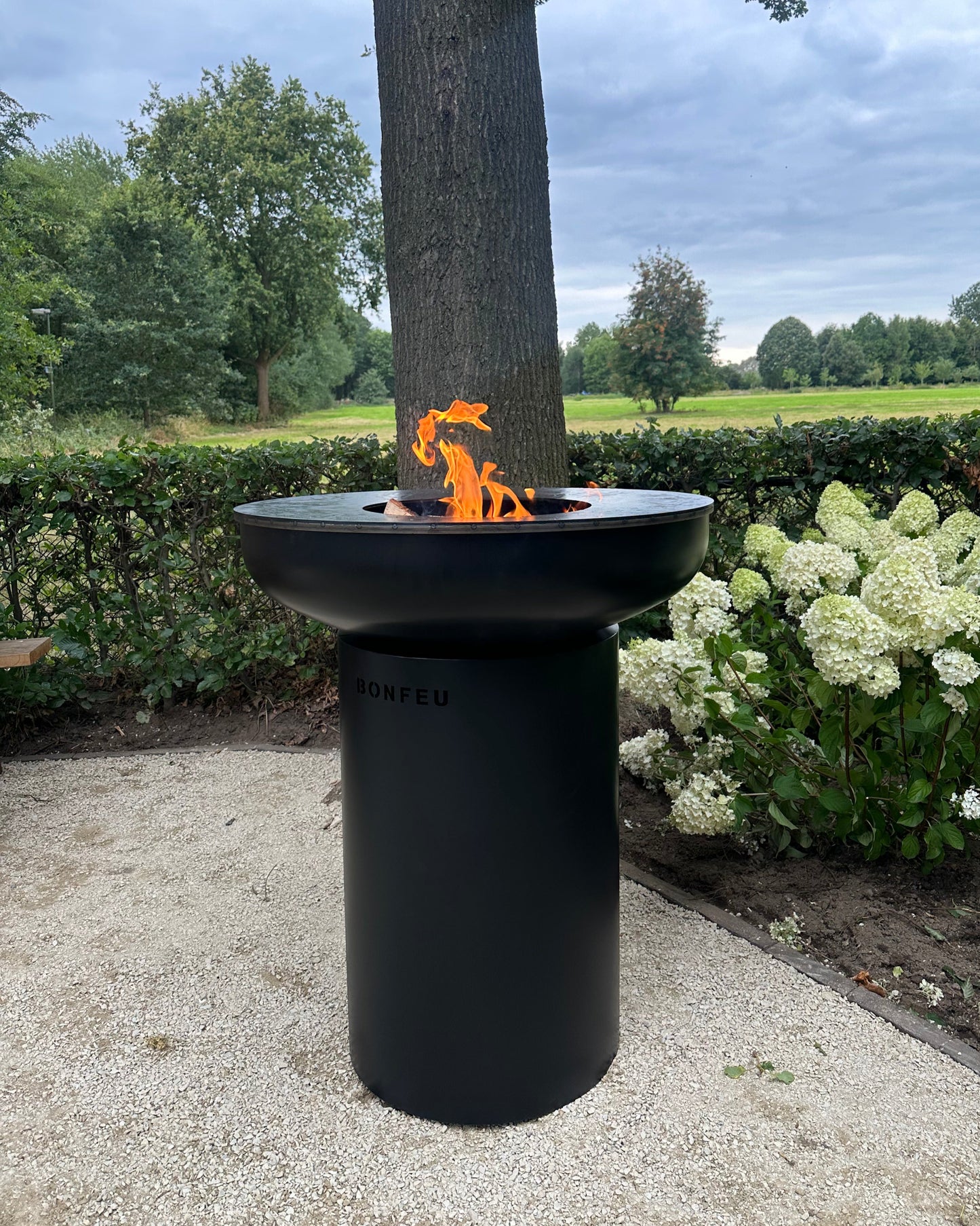 BonFeu Biza Outdoor Firepit & Plancha Grill