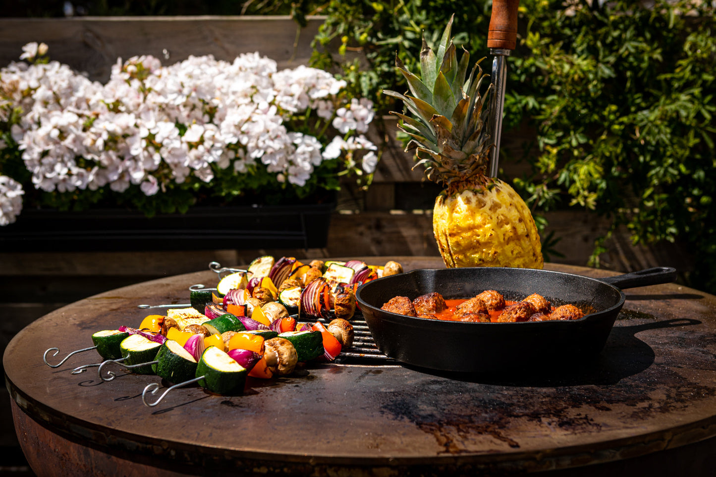 BonFeu Biza Open Outdoor Firepit & Plancha Grill