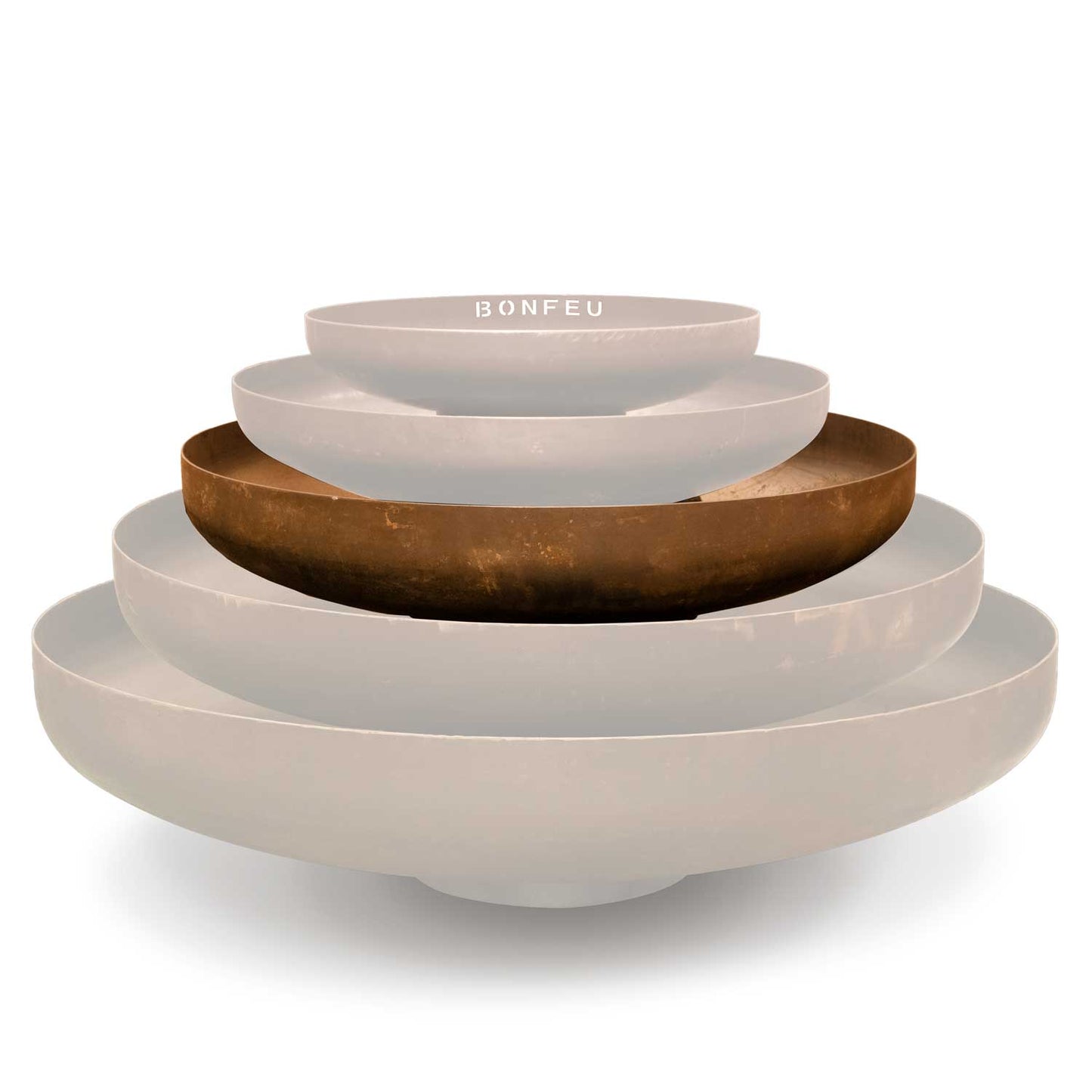 BonFeu BonBowl Corten Steel Firepit | Multiple Sizes 100cm
