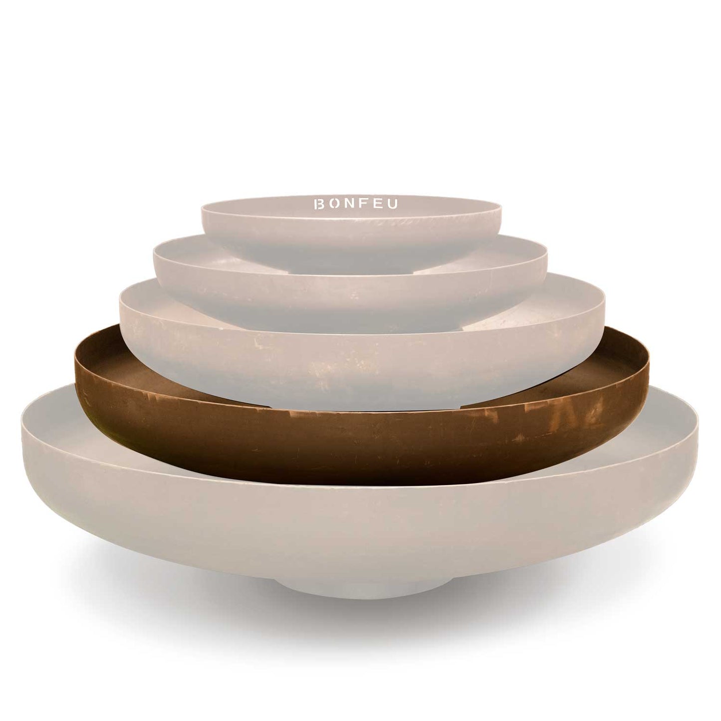 BonFeu BonBowl Corten Steel Firepit | Multiple Sizes 120cm