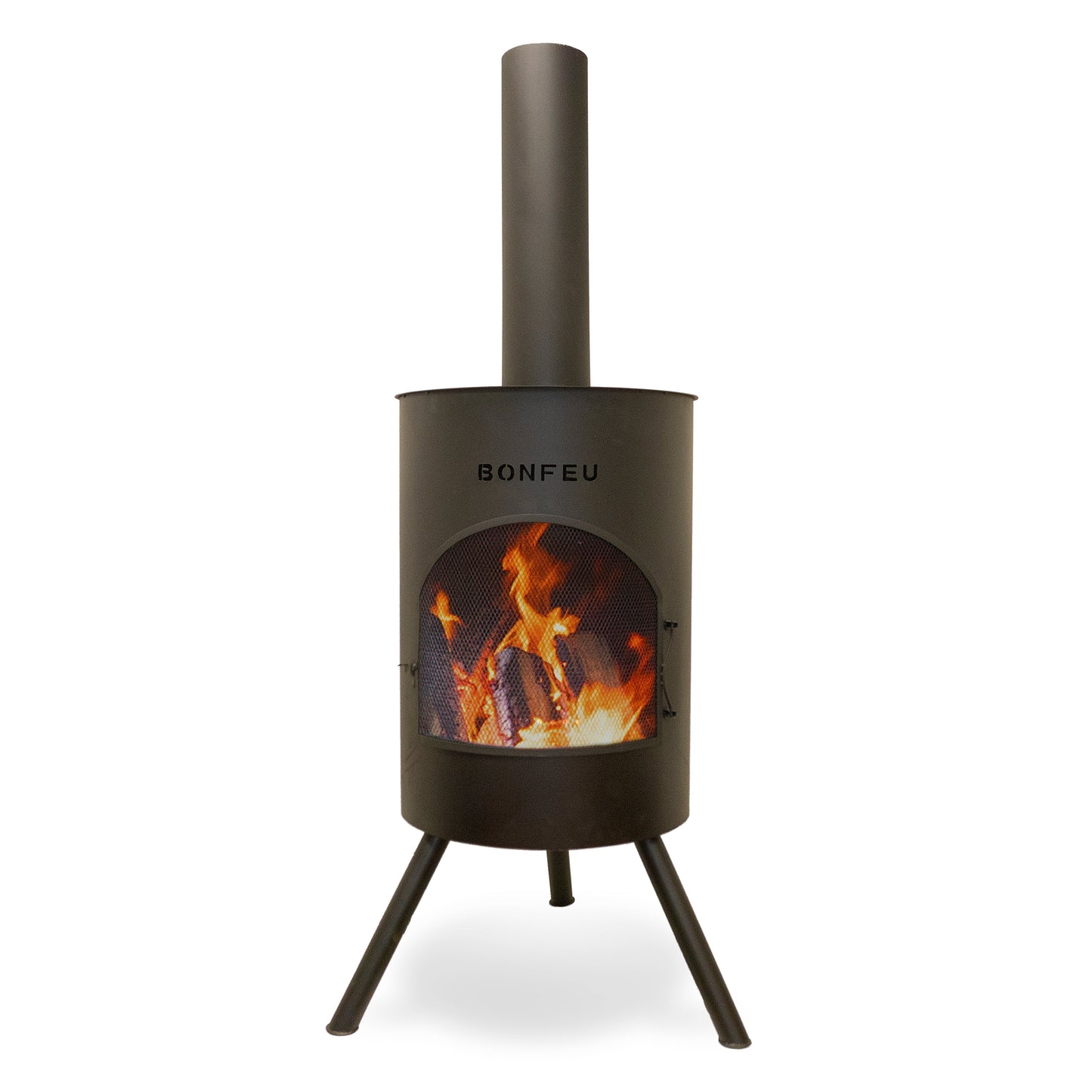 BonFeu BonTon Outdoor Fireplace Black Steel