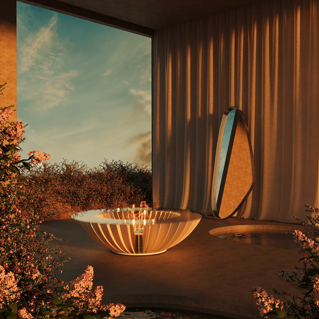 GlammFire Cosmo 13 | Bioethanol Steel Firepit Table