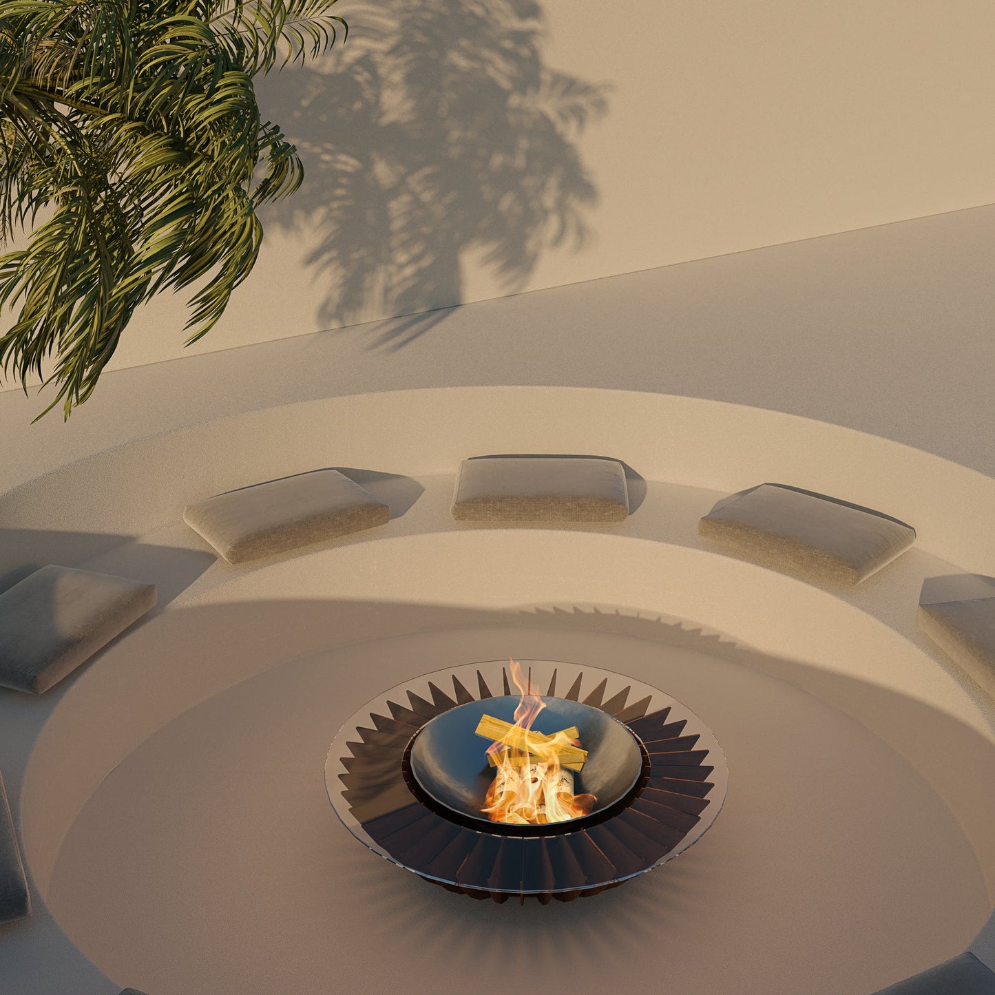 GlammFire Cosmo 13 | Bioethanol Steel Firepit Table