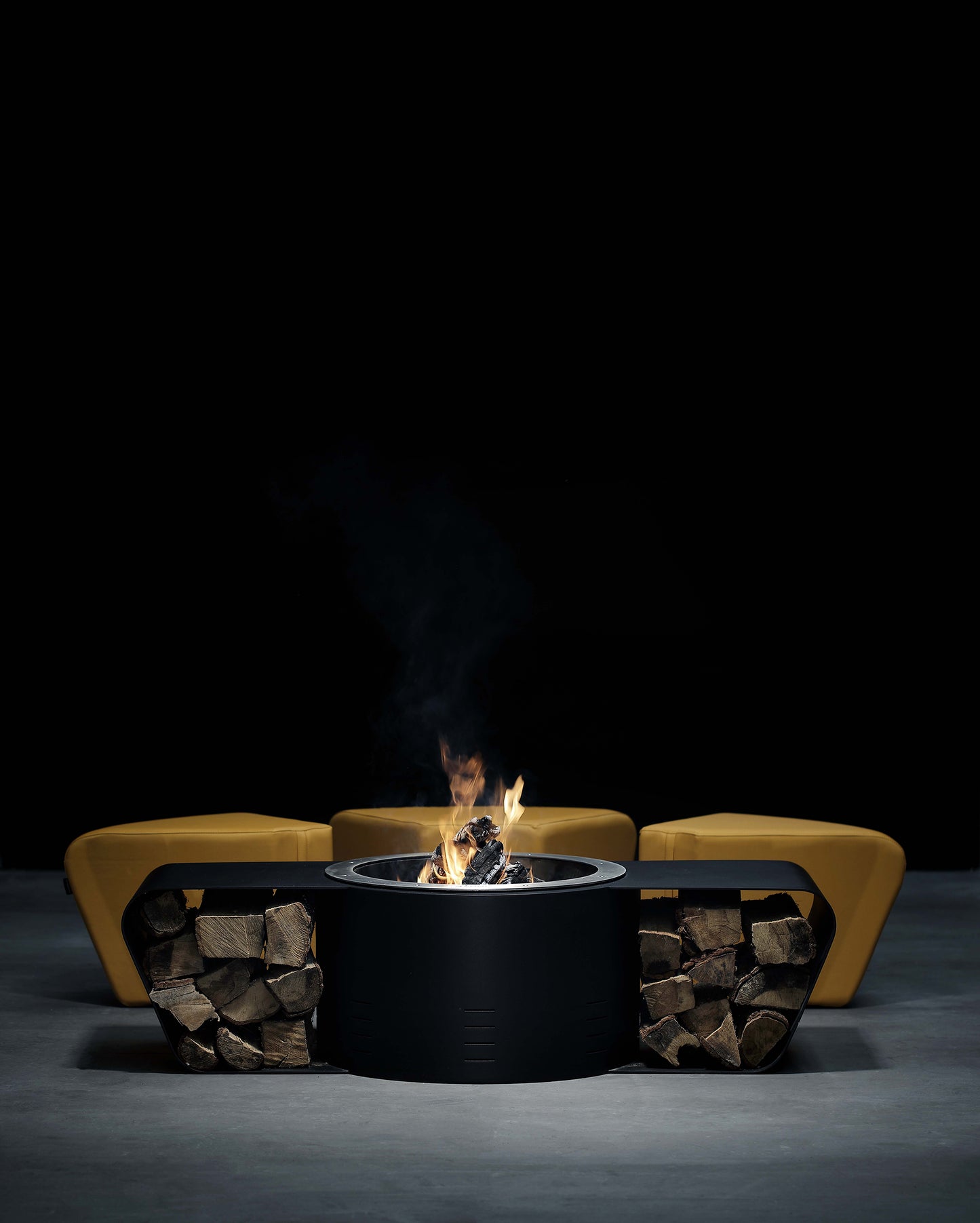 Glamm Fire Circus | Firewood or Bioethanol Steel Firepit