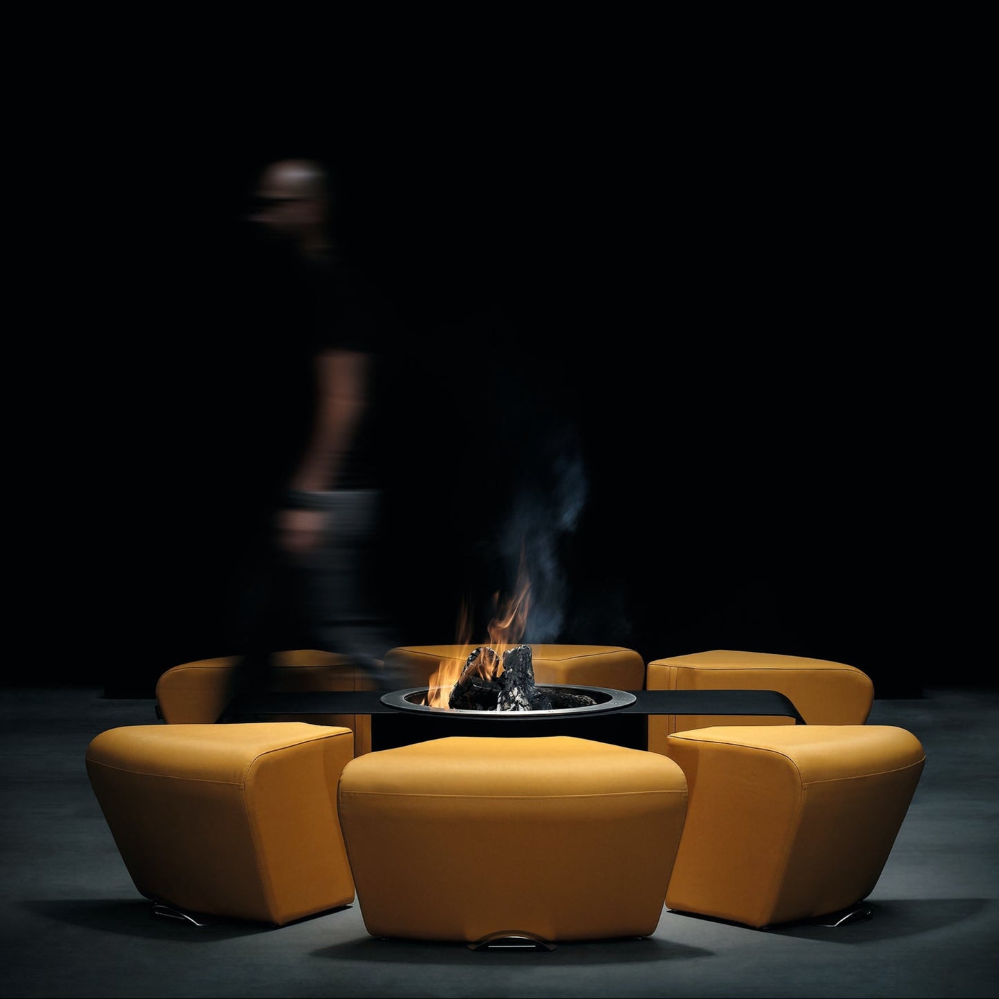 Glamm Fire Circus | Firewood or Bioethanol Steel Firepit Firewood