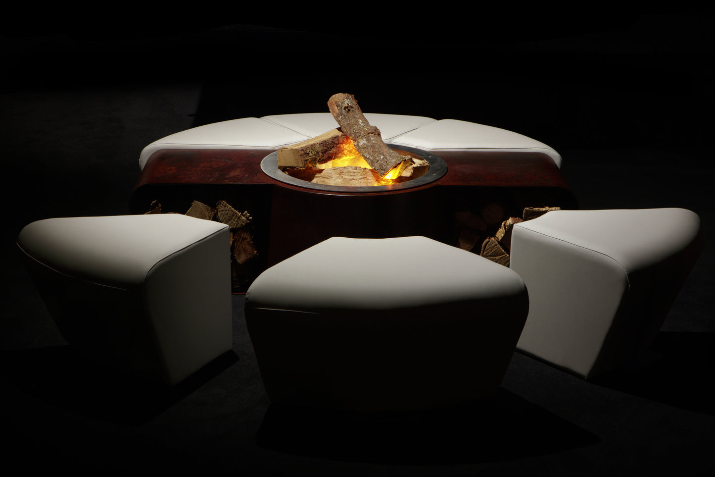 Glamm Fire Circus | Firewood or Bioethanol Steel Firepit
