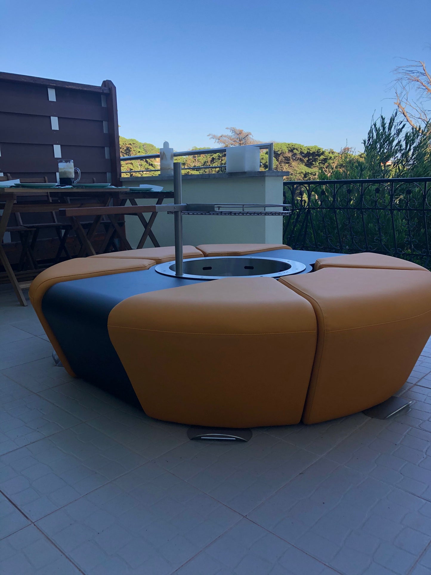 Glamm Fire Circus | Firewood or Bioethanol Steel Firepit