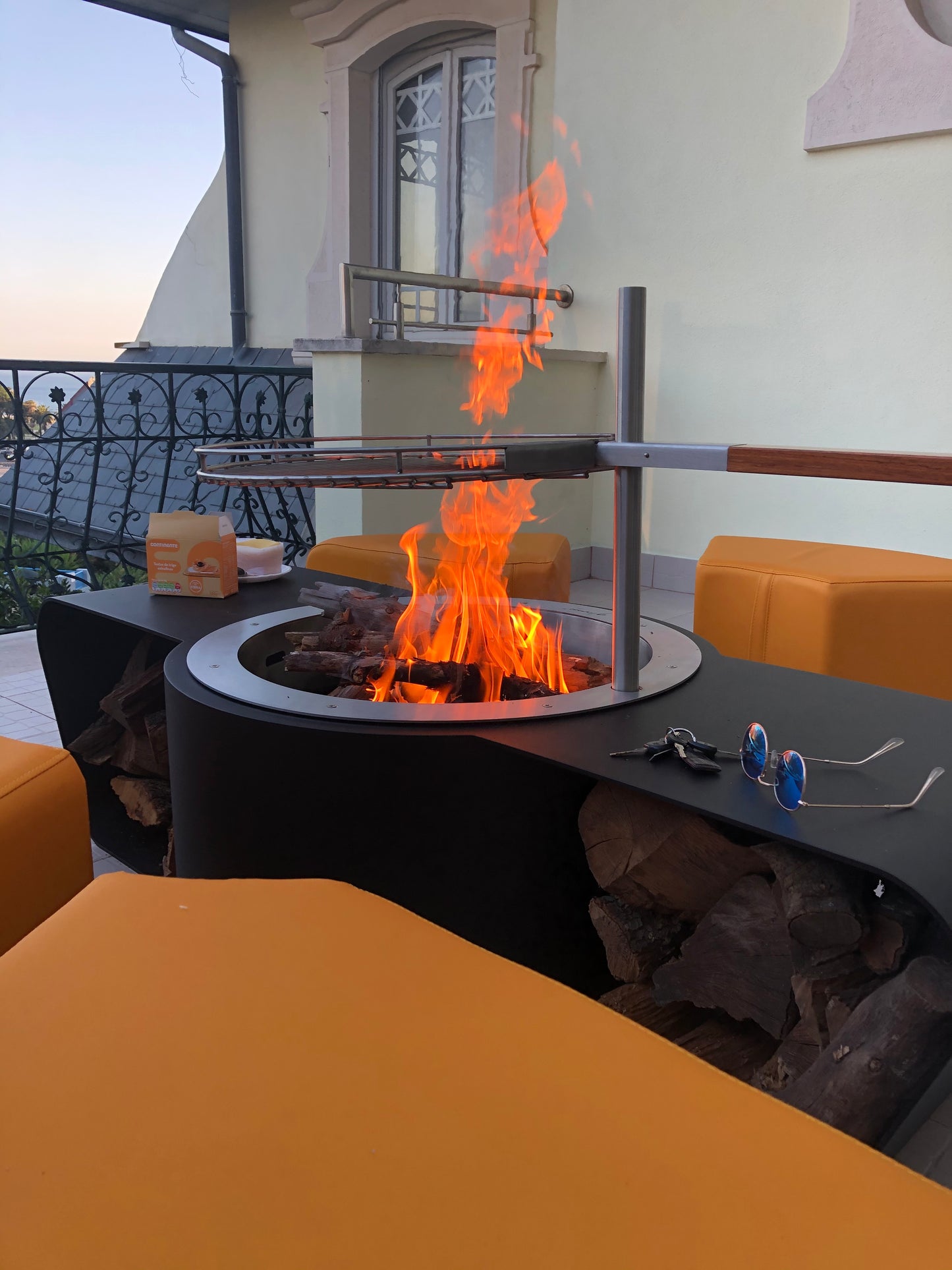 Glamm Fire Circus | Firewood or Bioethanol Steel Firepit