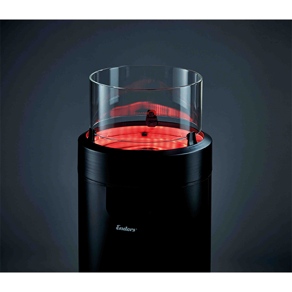 Enders® Black NOVA LED Flame Propane Gas Patio Heater