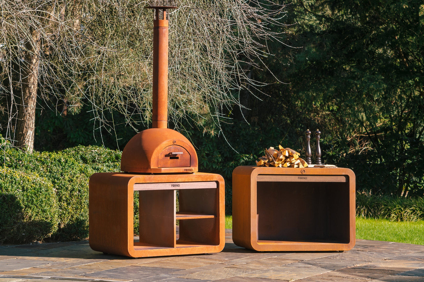 Adezz Dome Pizza Oven | Wood-Fired | Corten Steel