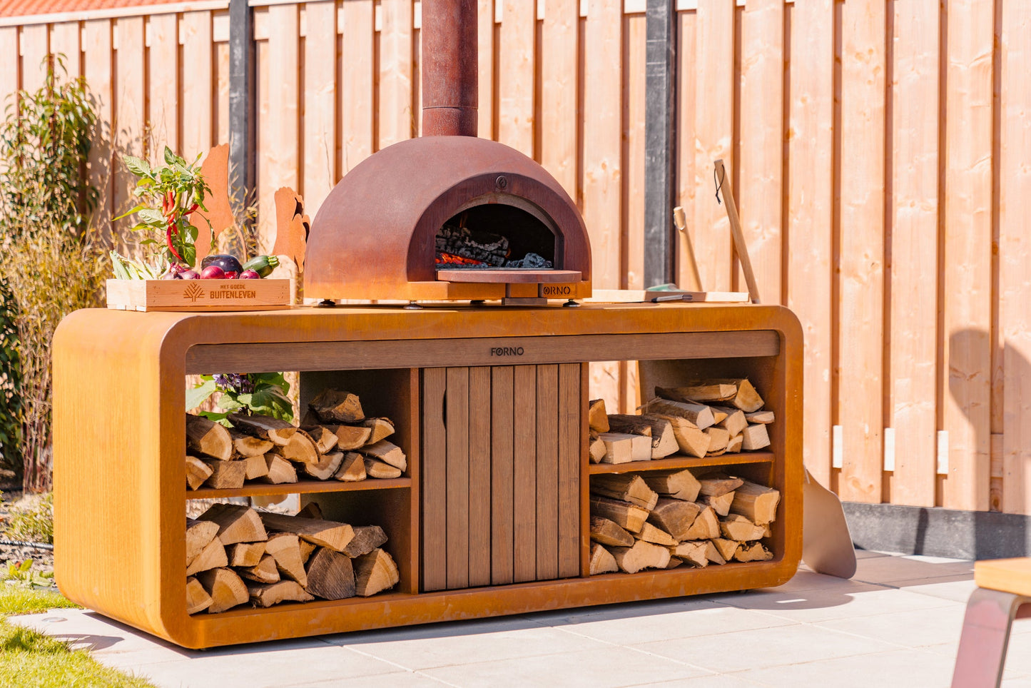 Adezz Dome Pizza Oven | Wood-Fired | Corten Steel