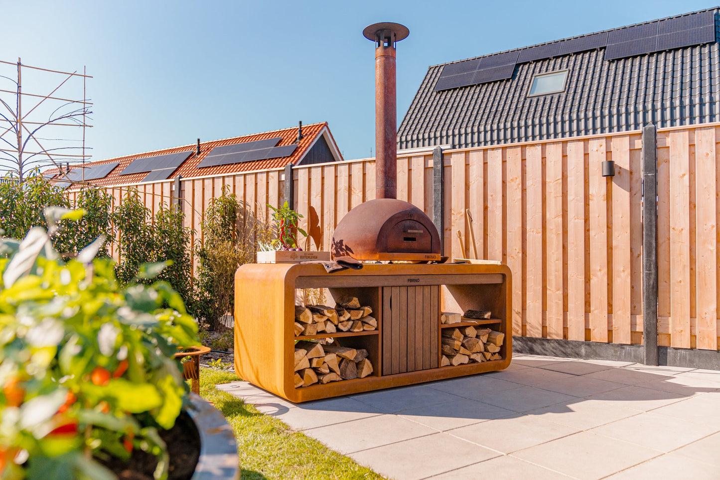 Adezz Dome Pizza Oven | Wood-Fired | Corten Steel