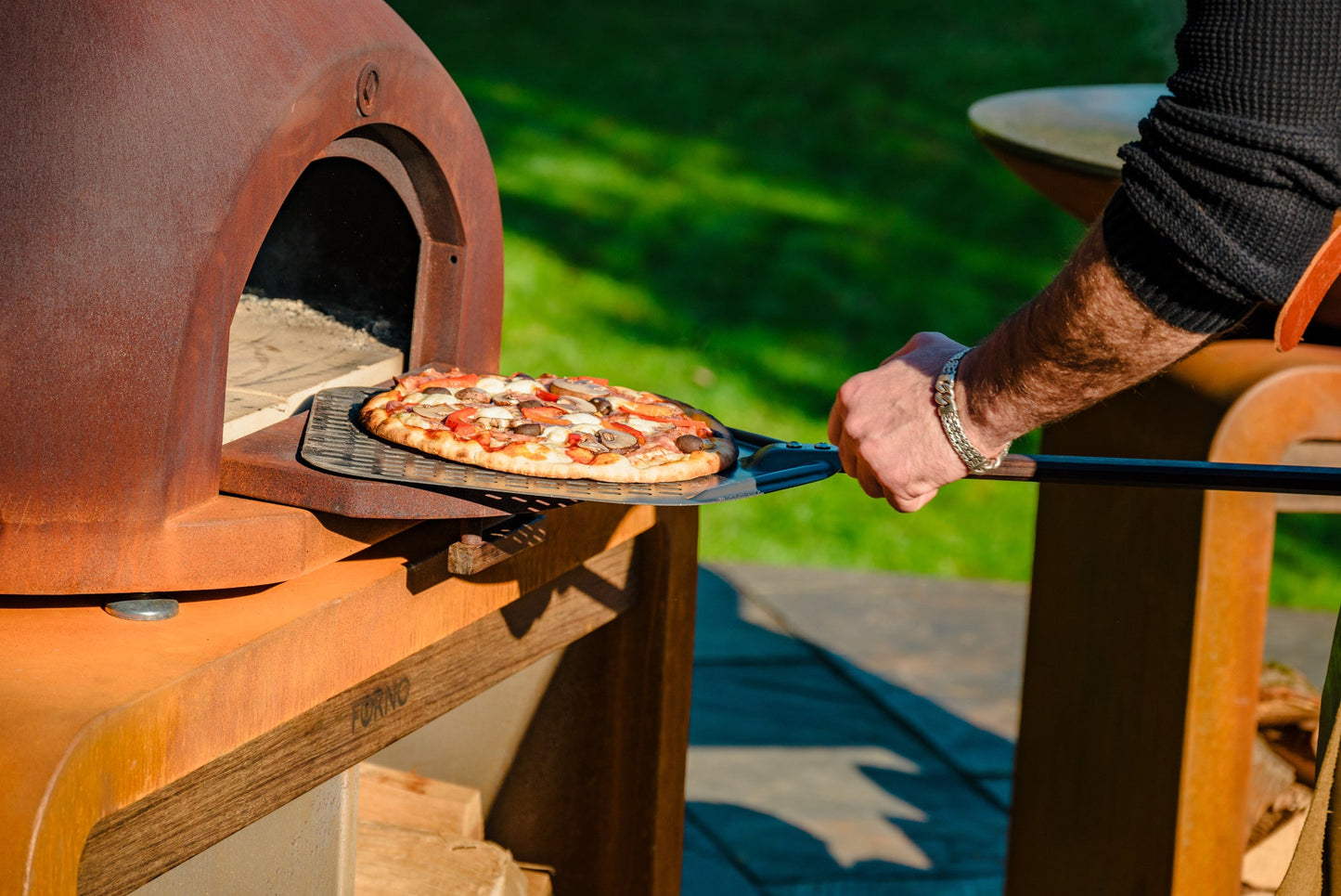 Adezz Dome Pizza Oven | Wood-Fired | Corten Steel