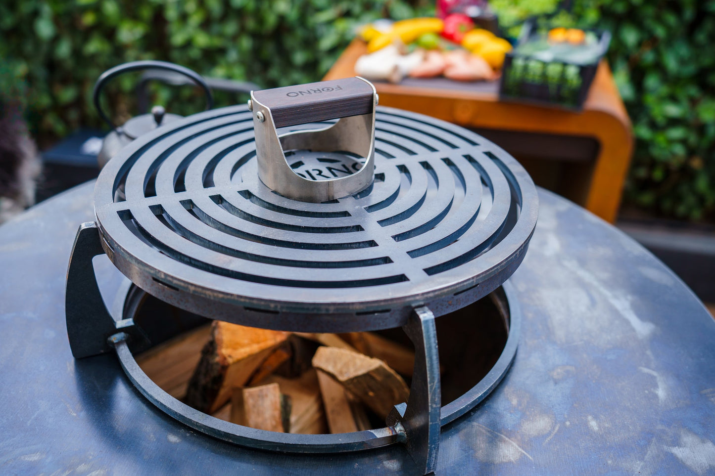 Adezz Seare Bole Plancha Grill | Corten Steel