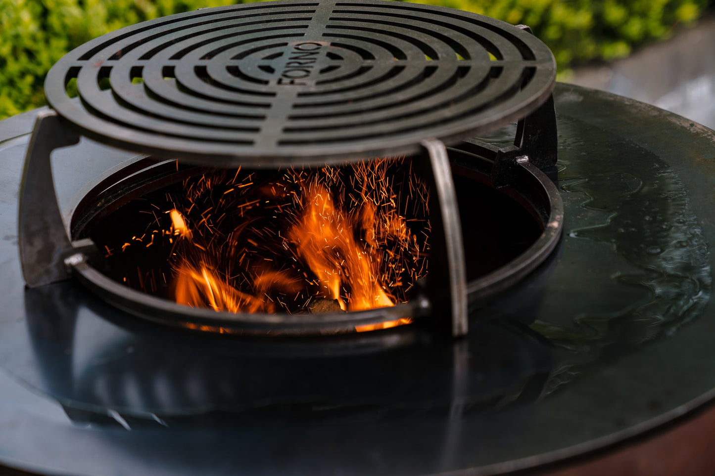 Adezz Seare Bole Plancha Grill | Corten Steel