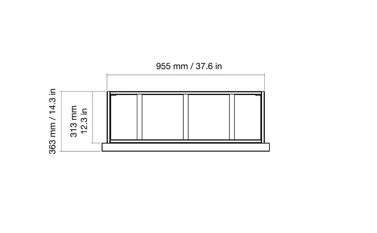 EcoSmart Fire Frame 800SS Fireplace Insert