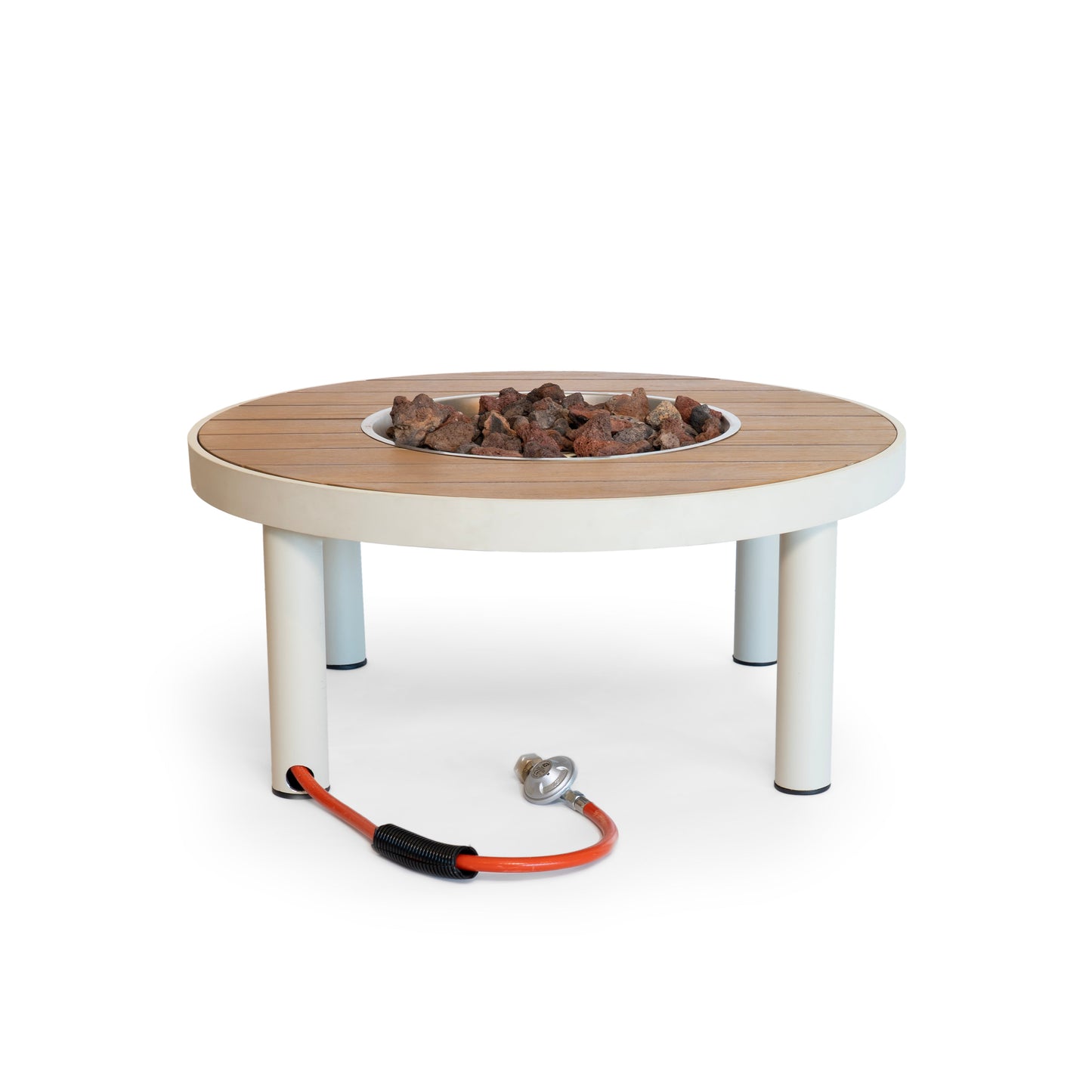 Happy Cocooning Riviera 80 Fire Pit Table Oyster Beige