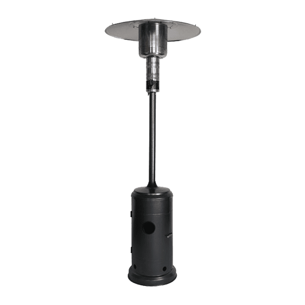 Capri Gas Patio Heater | 12.5kW Heat Output | Silver, Black or Green | Free Weather Cover Black
