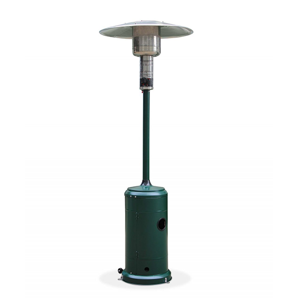 Capri Gas Patio Heater | 12.5kW Heat Output | Silver, Black or Green | Free Weather Cover Green