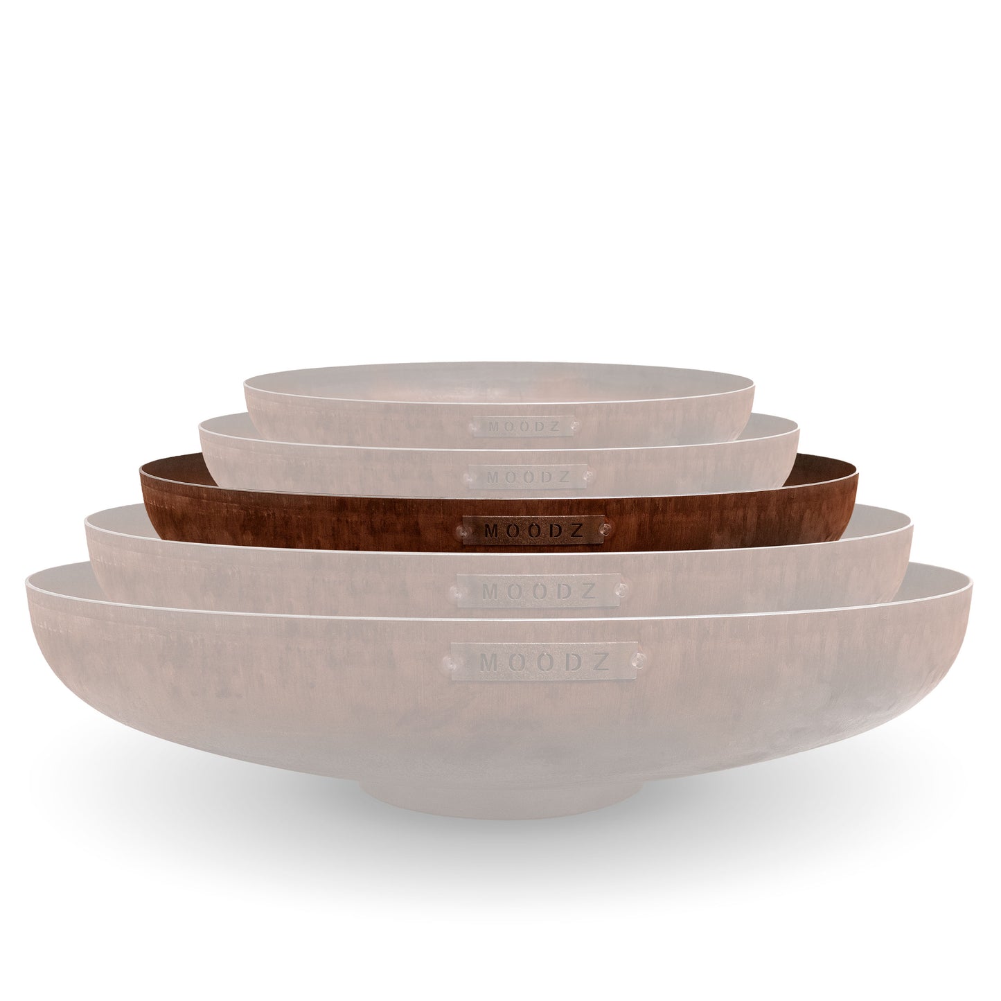 Moodz Classic Firepit Bowl | Corten Steel | Multiple Sizes 100cm