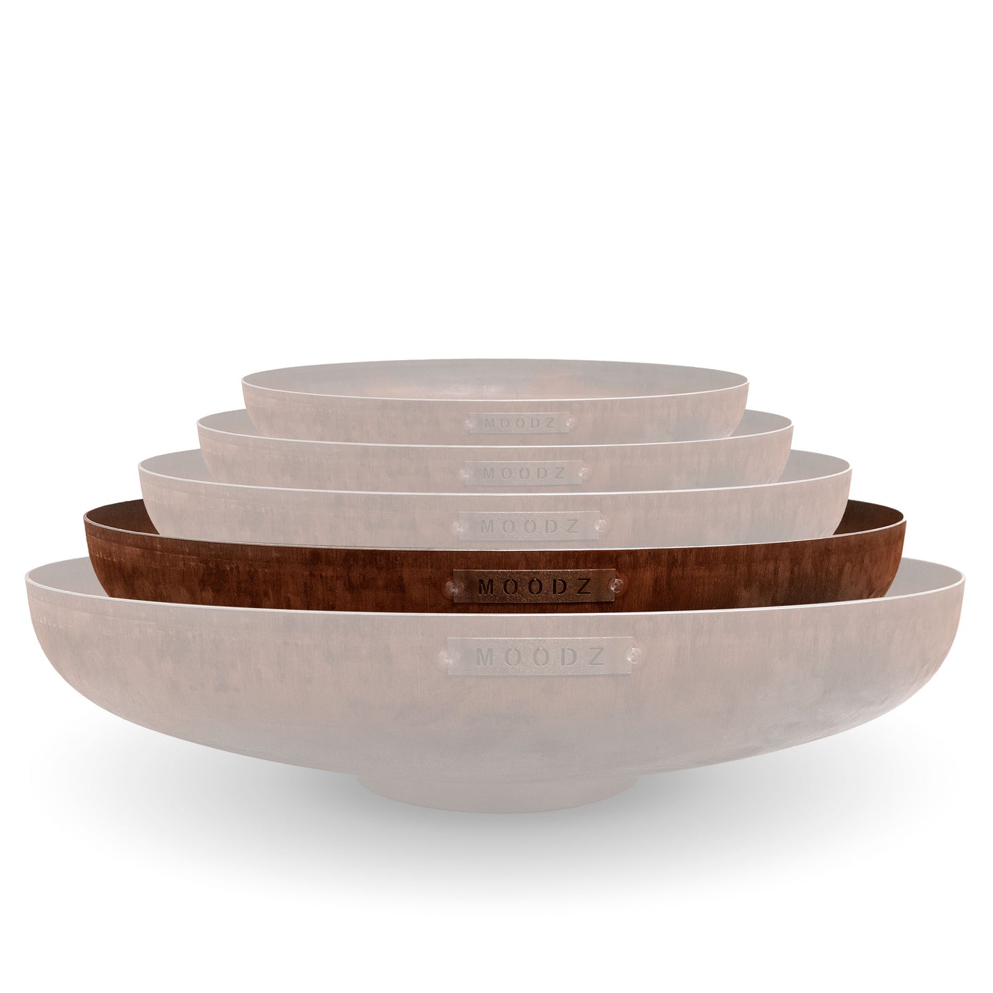Moodz Classic Firepit Bowl | Corten Steel | Multiple Sizes 120cm