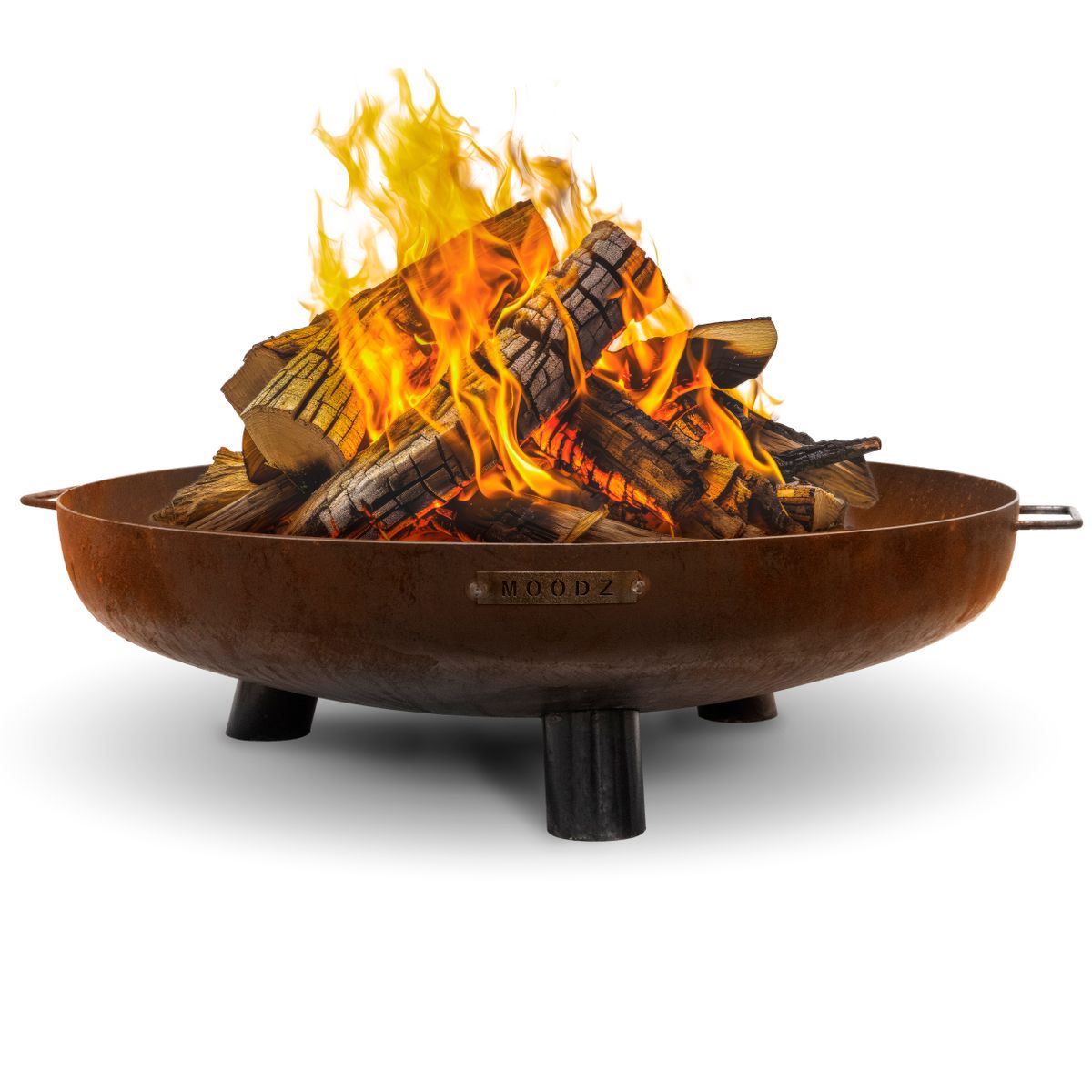 Moodz Feet & Handle Firepit Bowl | Corten Steel | 60, 80 & 100cm
