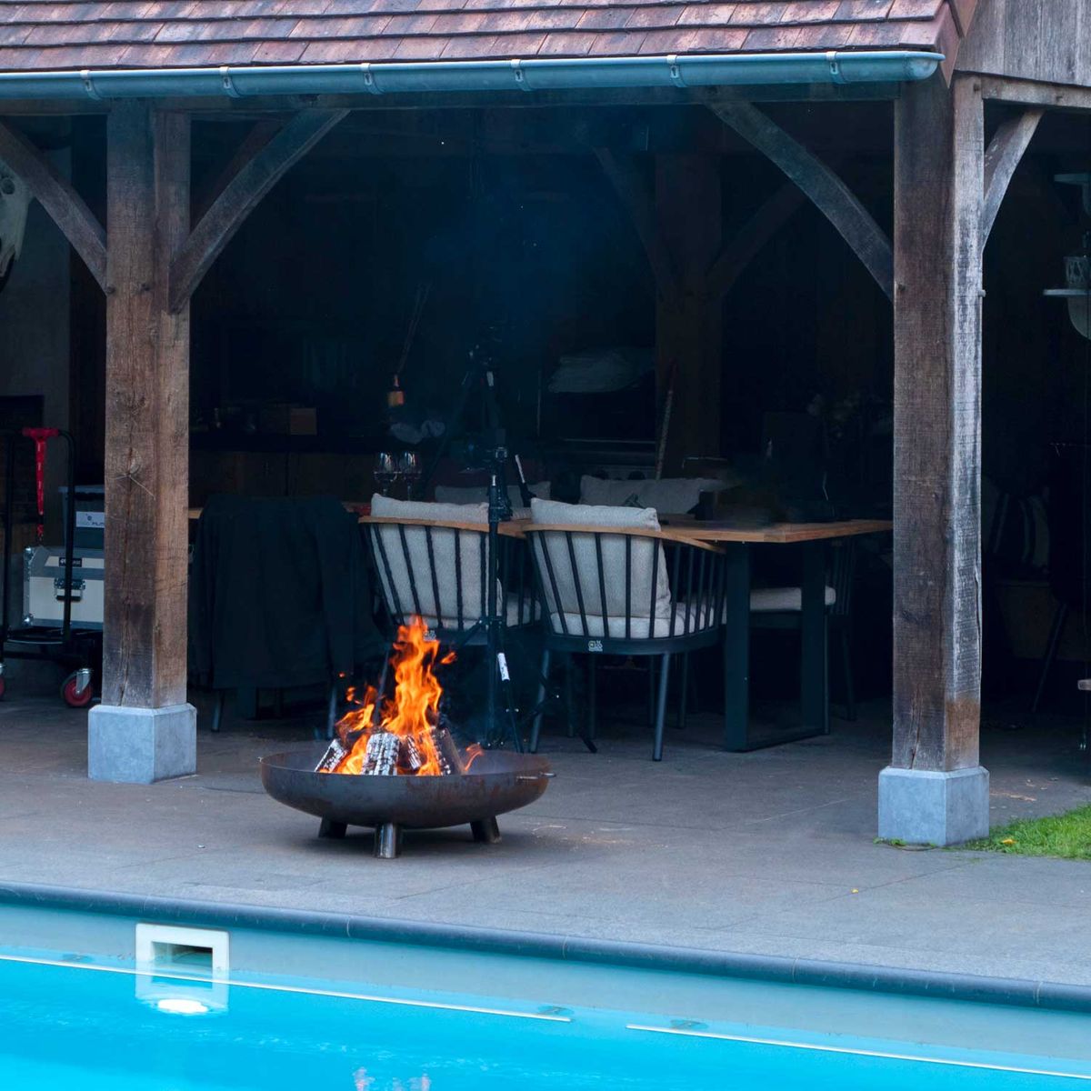 Moodz Feet & Handle Firepit Bowl | Corten Steel | 60, 80 & 100cm
