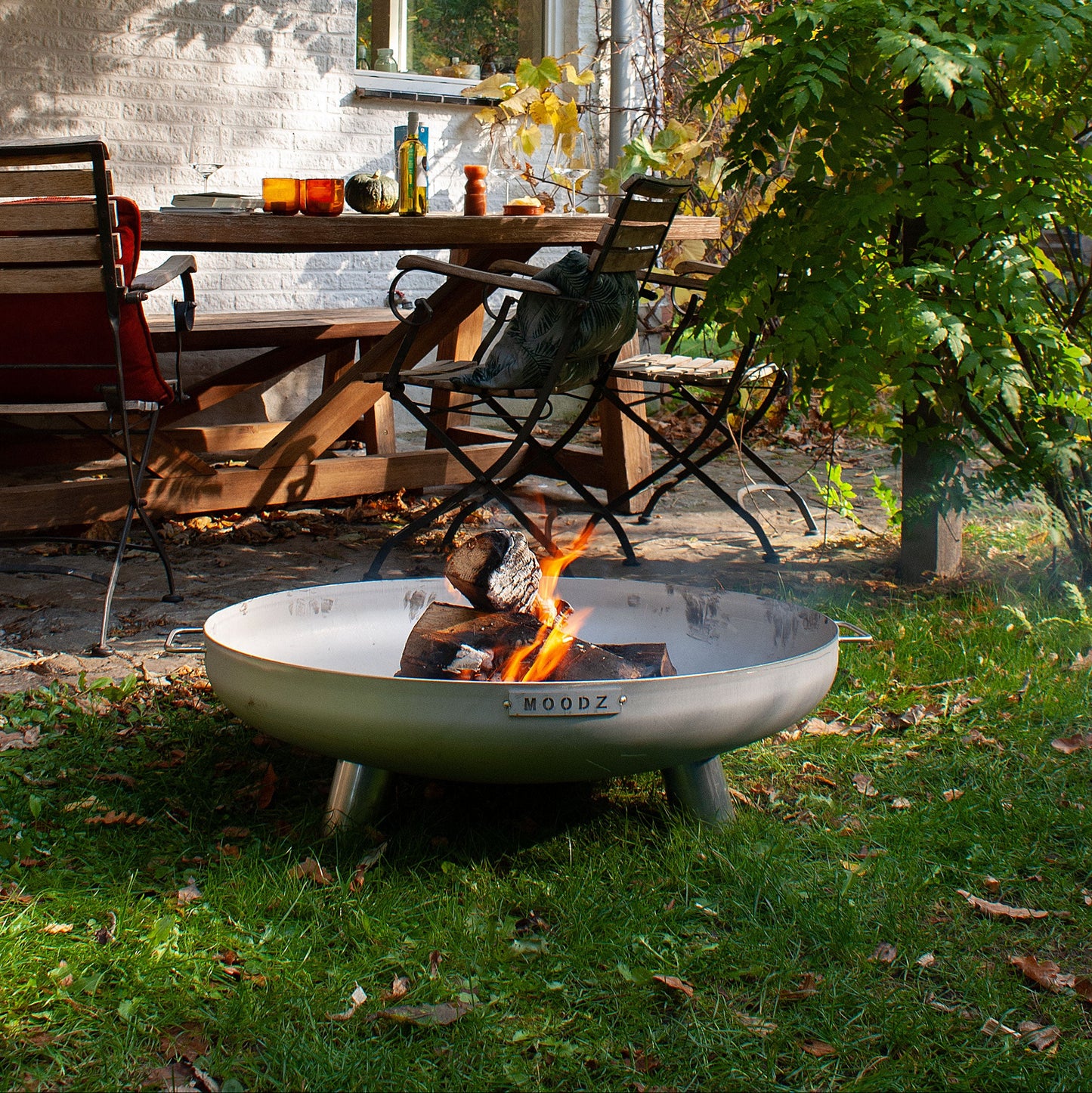 Moodz Feet & Handle Firepit Bowl | Corten Steel | 60, 80 & 100cm