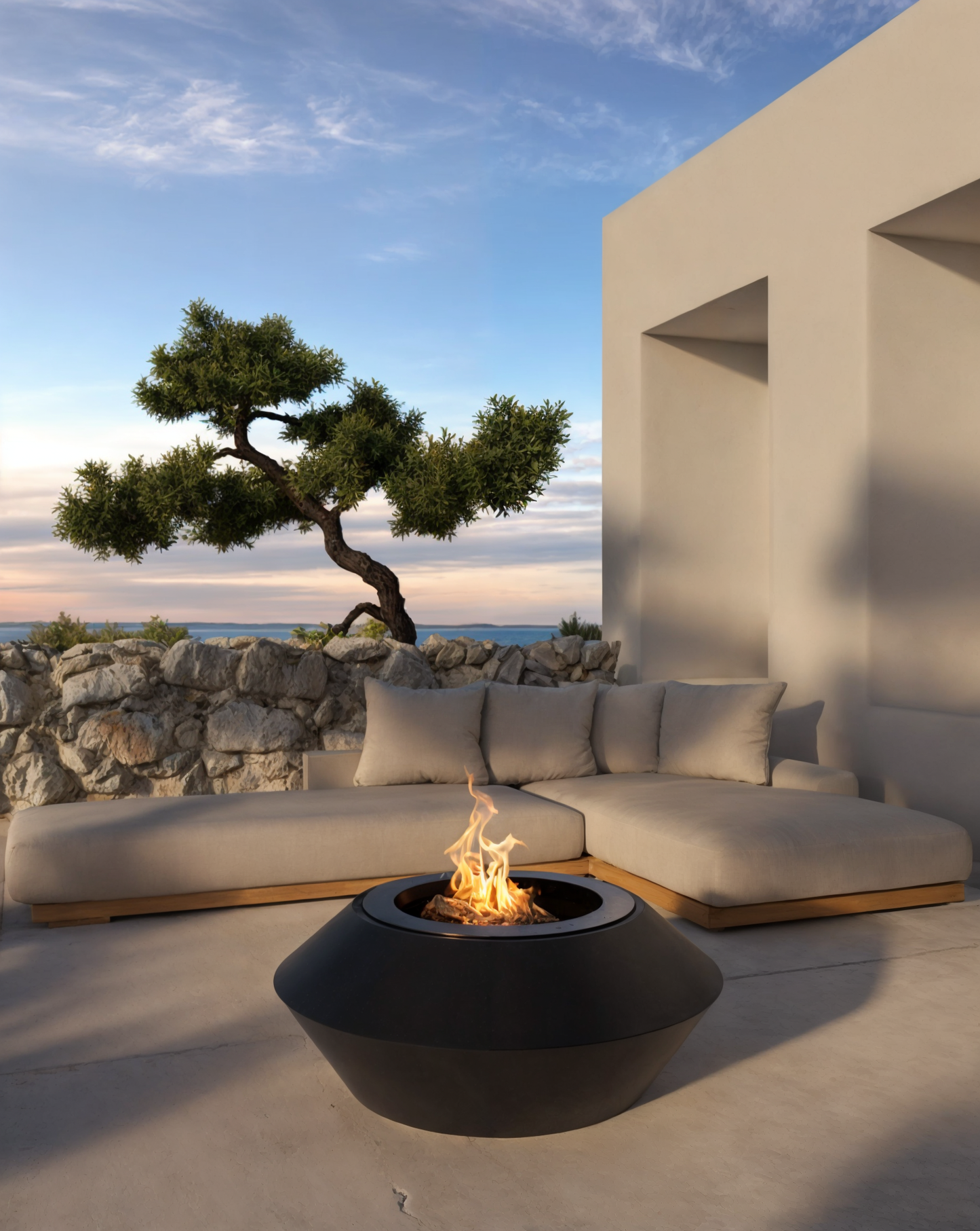 Glamm Fire Operetta | Firewood or Bioethanol Steel Firepit