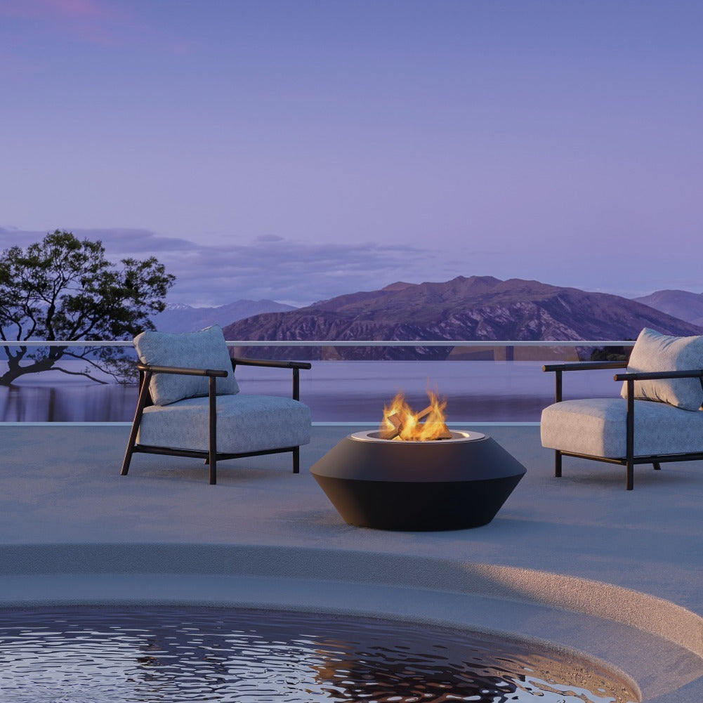 Glamm Fire Operetta | Firewood or Bioethanol Steel Firepit
