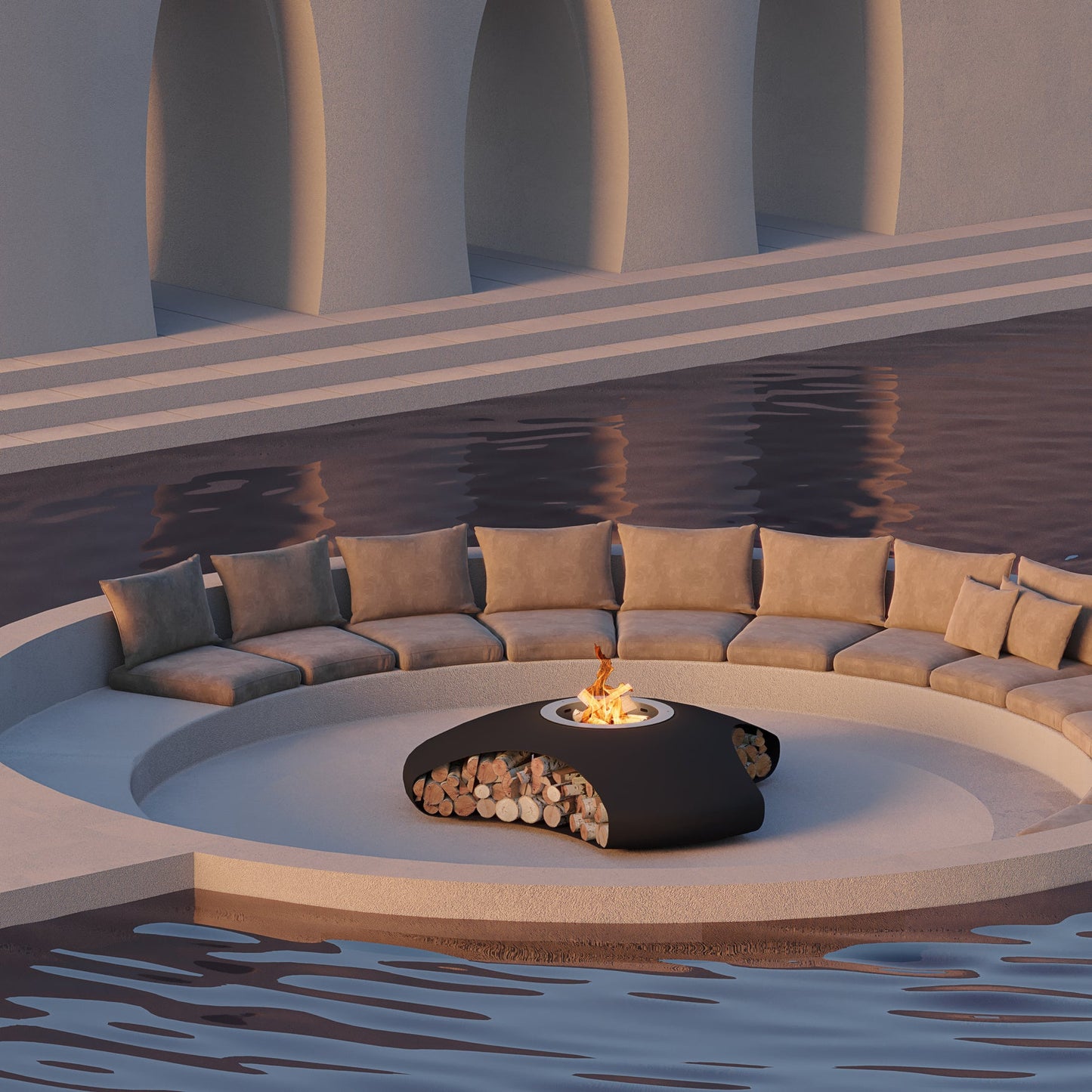 Glamm Fire Vaudeville | Firewood or Bioethanol Steel Firepit