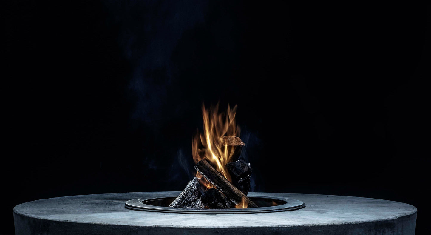 Glamm Fire Zarzuela | Cement Firepit | Firewood or Bioethanol