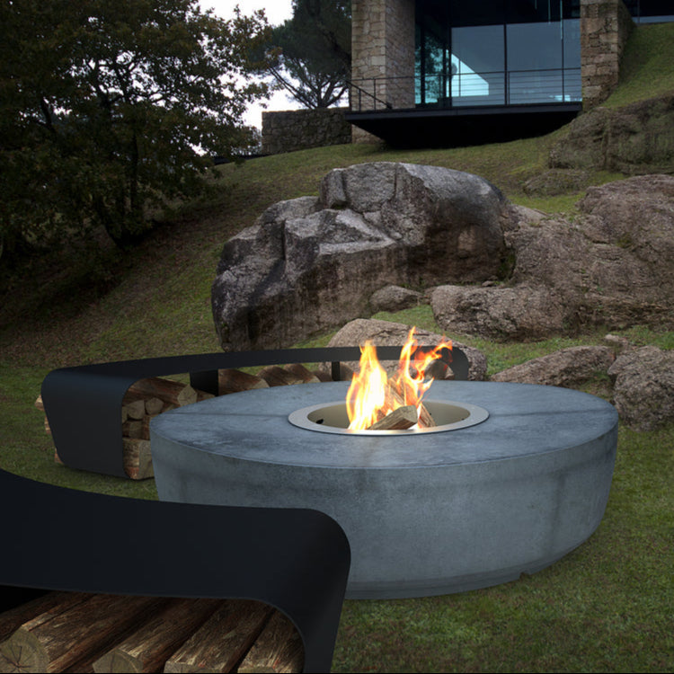 Glamm Fire Zarzuela | Cement Firepit | Firewood or Bioethanol
