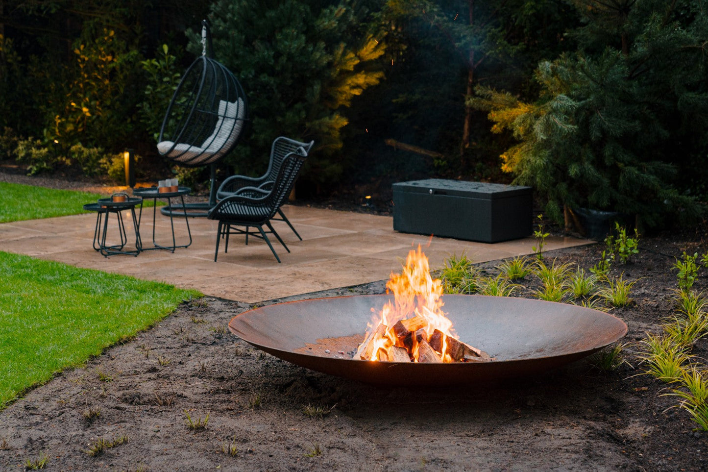 Adezz Halo Steel Fire Pit