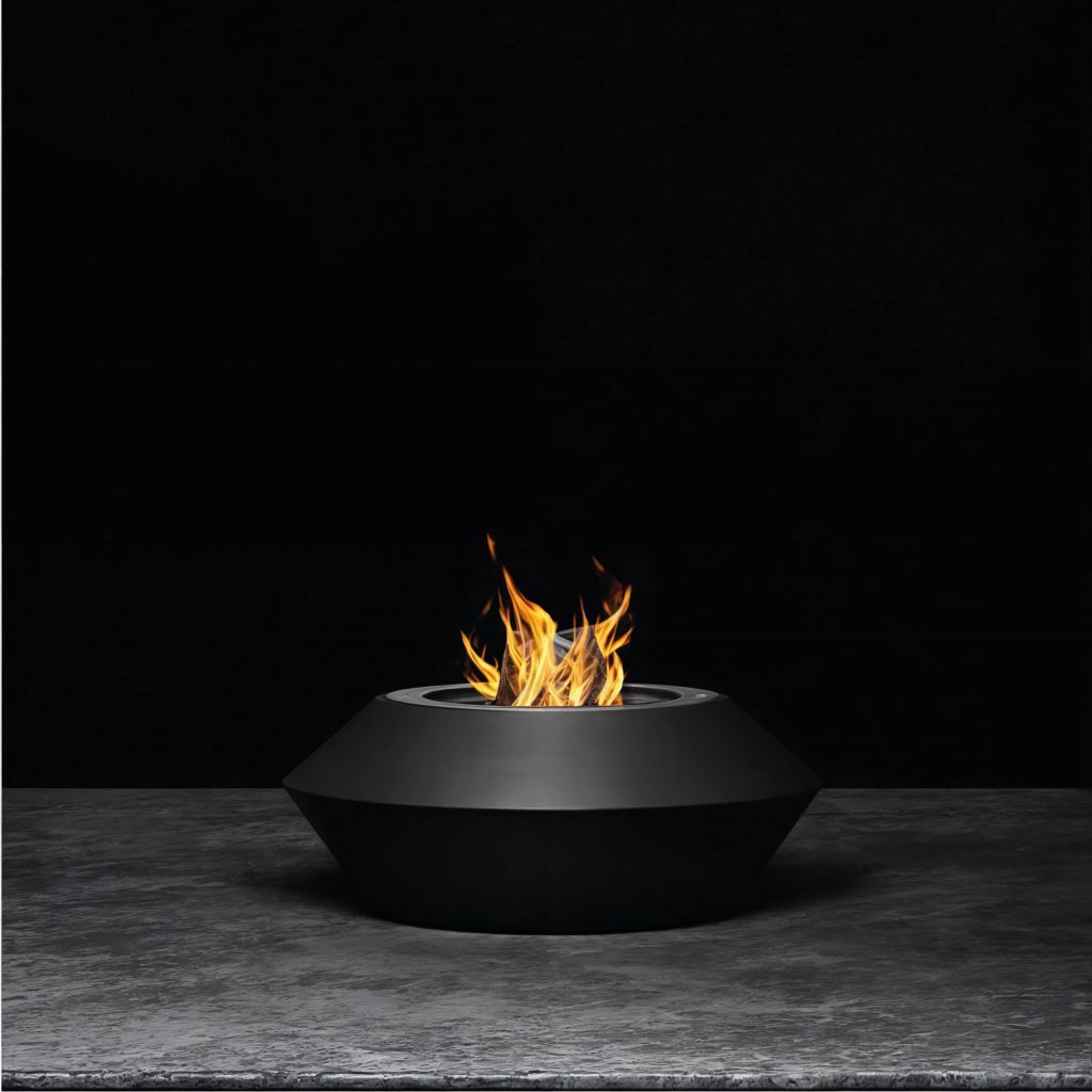 Glamm Fire Operetta | Firewood or Bioethanol Steel Firepit Firewood
