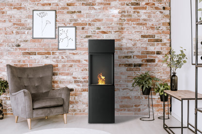 Planika Arcticon | Bioethanol Remote Controlled Indoor Fireplace | Black or White