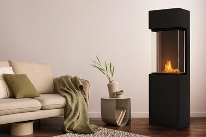 Planika Arcticon | Bioethanol Remote Controlled Indoor Fireplace | Black or White