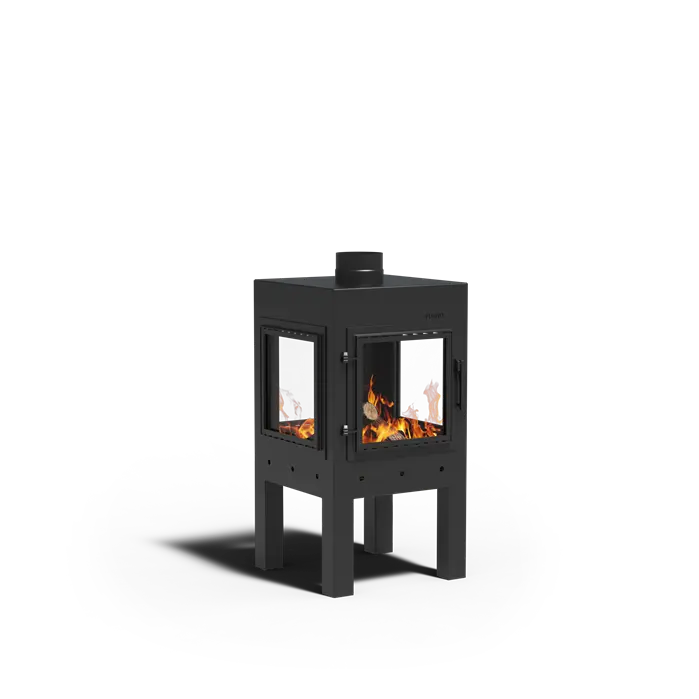 Adezz Digna Outdoor 360 Panoramic Fireplace | Coated or Corten Steel