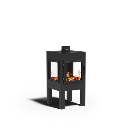 Adezz Digna Outdoor 360 Panoramic Fireplace | Coated or Corten Steel