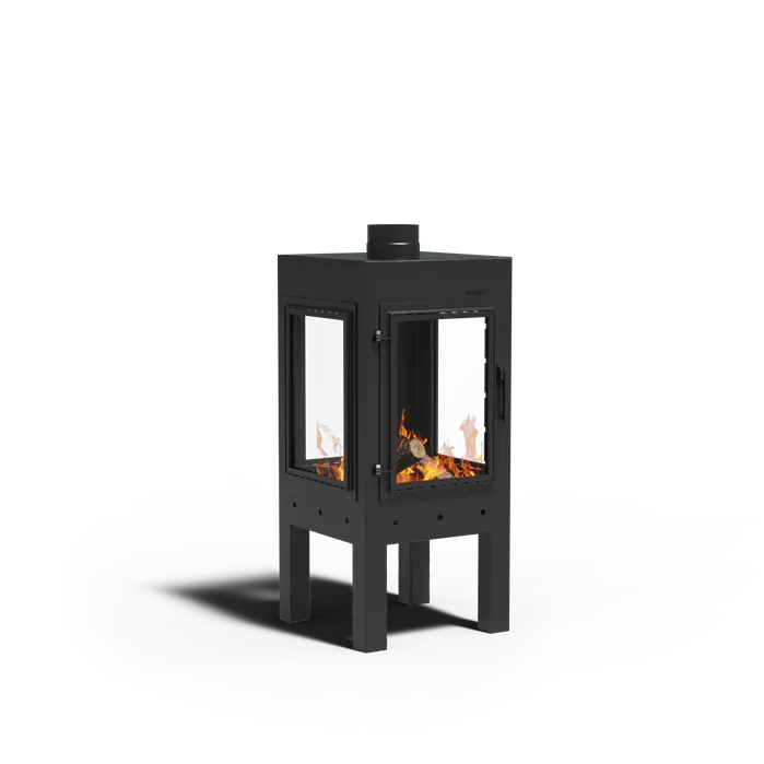 Adezz Digna Outdoor 360 Panoramic Fireplace | Coated or Corten Steel